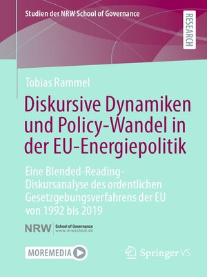cover image of Diskursive Dynamiken und Policy-Wandel in der EU-Energiepolitik
